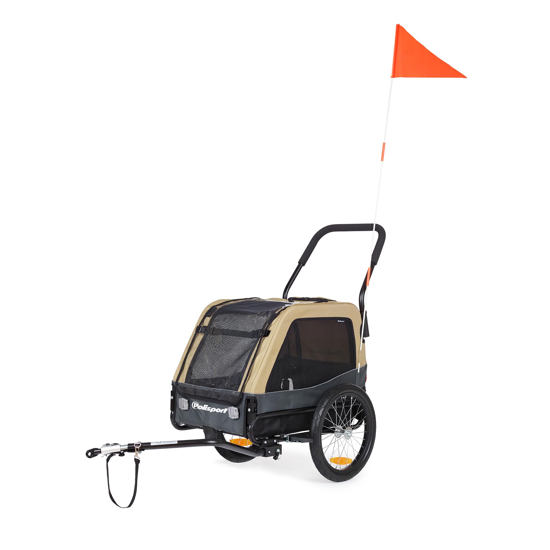 Polisport Rimorchio per Cani & Passeggino 2 in 1 Taglia M & XL