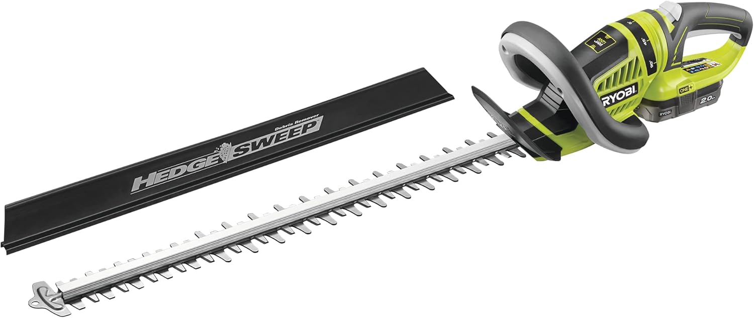 Ryobi RHT1851R20S Hedge Trimmer Starter Kit, 18 V Amazon.co.uk Garden