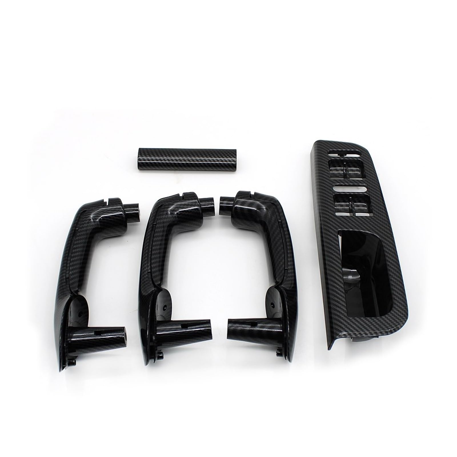 Nqkcuac Door Pull Handle for VW for Bora for Golf 4 MK4 for Jetta 1999-2004 RHD Car Door Interior Window Switch Panel Trim Inside Pull Handle