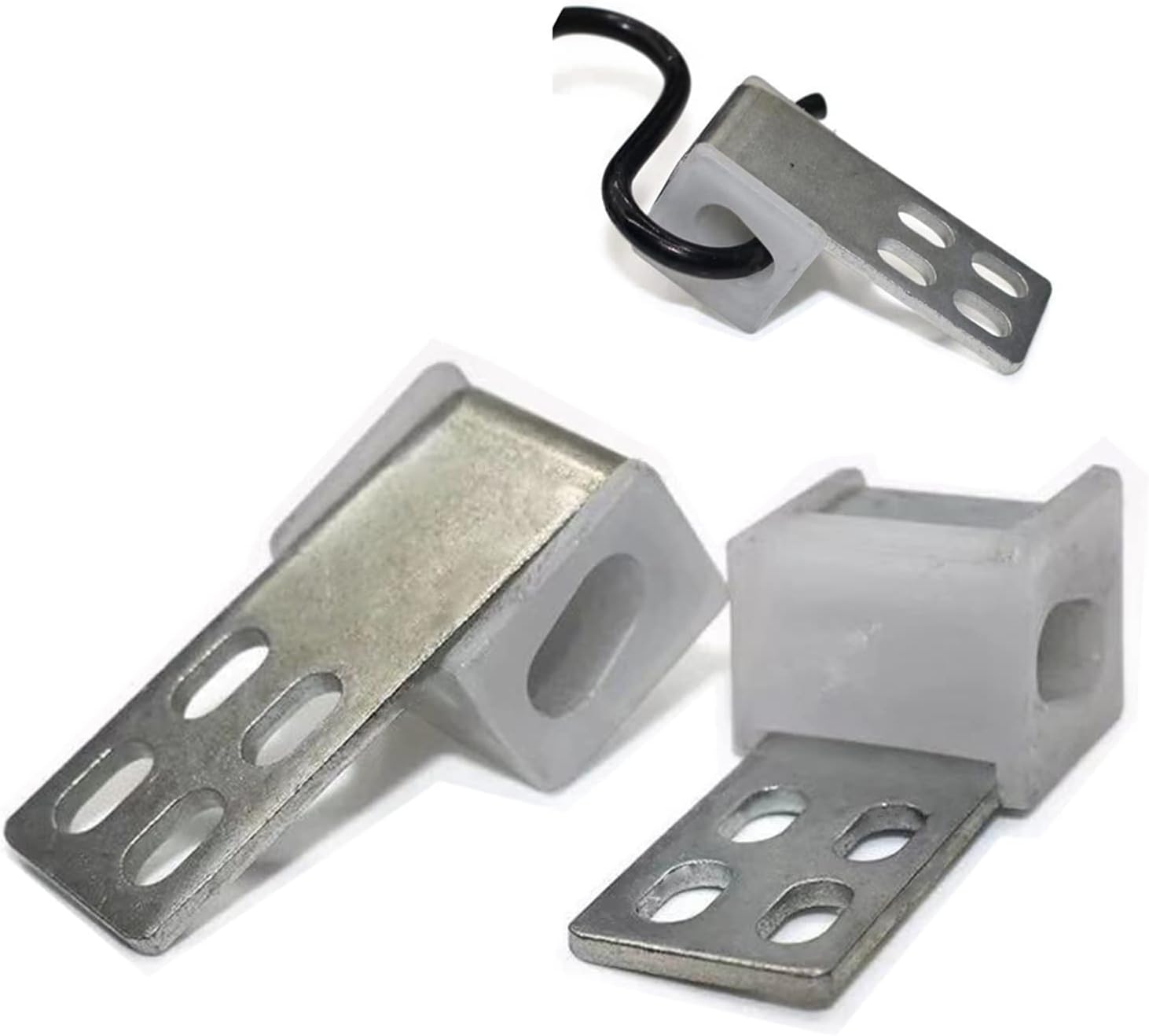 MEICOCO Upholstery Spring Clips, Couch Spring Repair Kit, ek Clips Sofa Chair Zig zag Furniture Spring Repair (12)