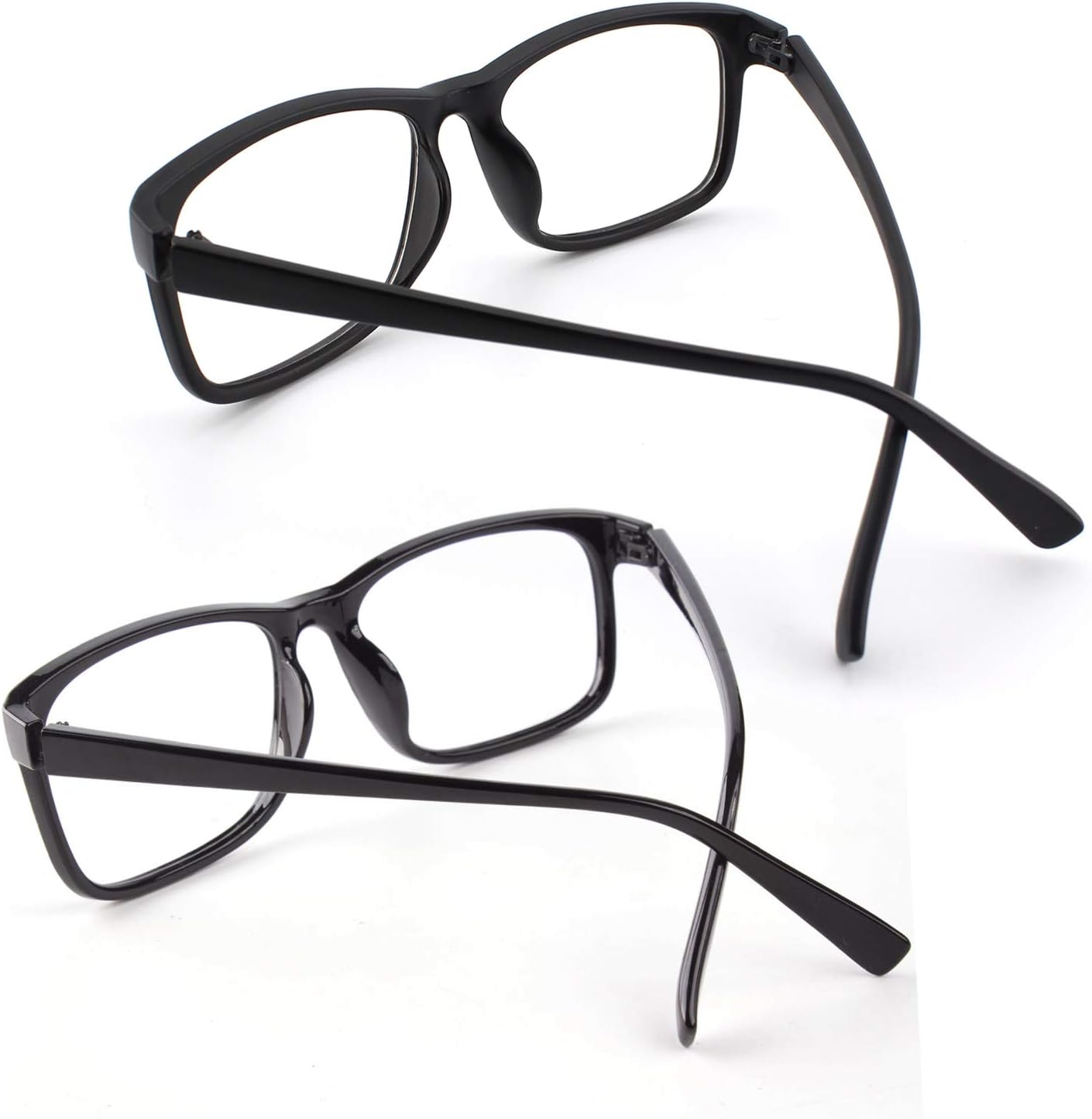 GQUEEN Fake Clear Glasses Non Prescription Glasses Eyeglasses Rectangular Frame, 201512 - Image 4