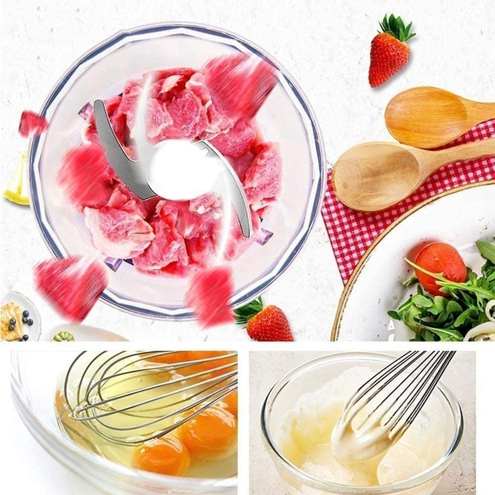 Blender ręczny, elektryczny blender ręczny, blender ręczny zanurzeniowy, mikser ręczny, ostrza ze stali nierdzewnej, idealny do zup, koktajli, przecierów, jedzenia dla niemowląt