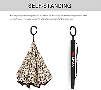 Vista 60 de SIEPASA Paraguas invertido invertido de 49/56 pulgadas, doble toldo extra grande, ventilado, resistente al viento, impermeable, paraguas de golf