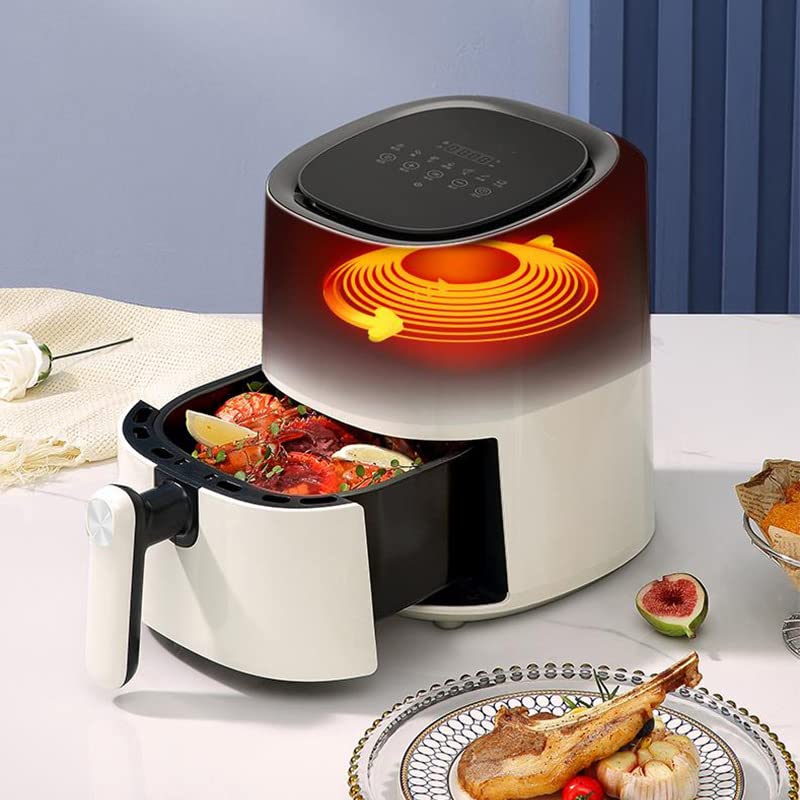 Heißluftfritteuse 4,6L Friteuse Heissluft Fritteusen Air Fryer mit Digitalem LED-Touchscreen, mit Rapid Air Technologie, Air Fryer, Energiesparend,Gesunde Friteuse ohne Öl,Spülmaschinenfestes Zubehör – Bild 5