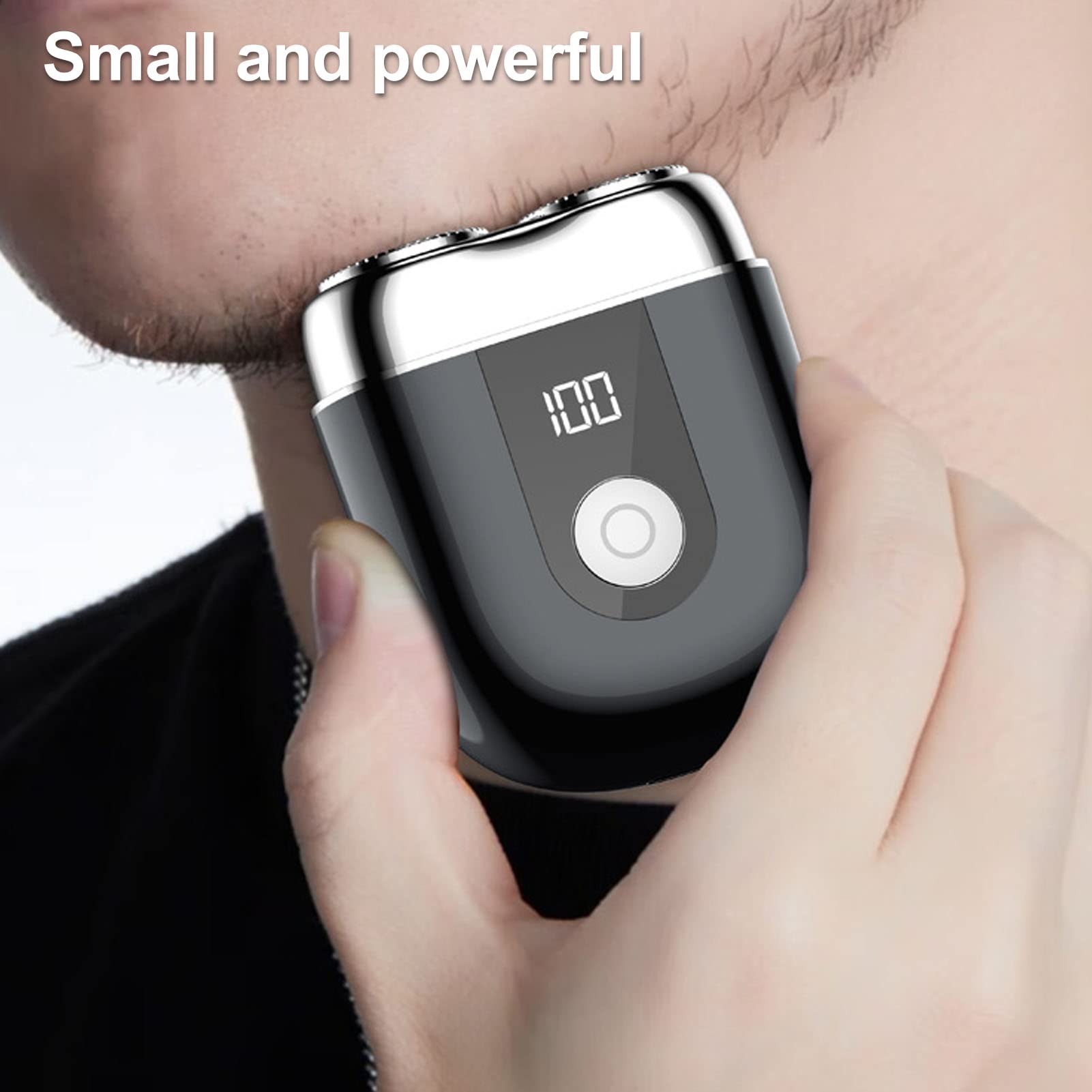 Mini Rasoir électrique 2 En 1 Portable - Tondeuse à Cheveux Et Grattoir, Neuf