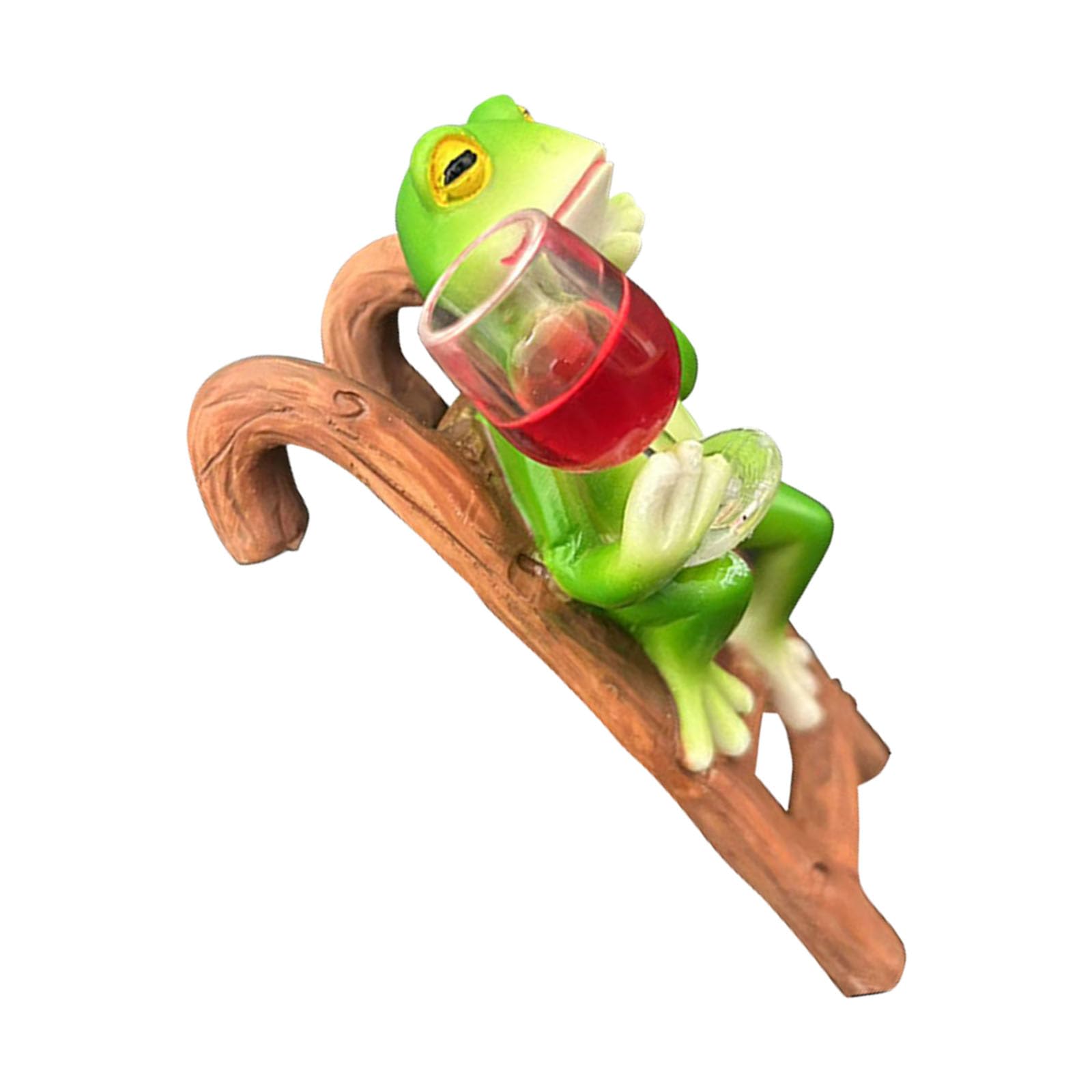 ordinarYone Resin Frogs Climbing Ladder Wall Hanging Sculpture For Outdoor Garden Terraces Patios Balcony Decoration