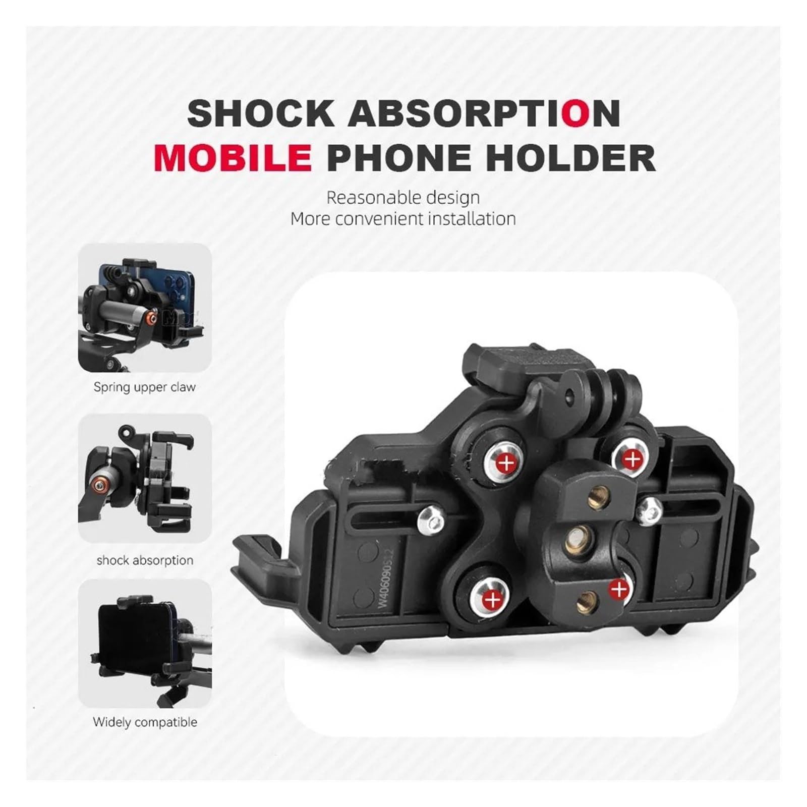 Support Téléphone Vélo pour BMW F800GS F 800 GS F800gs ABS ADV Adventure 2014-2019 Support GPS Universel 9/16 Mm Moto