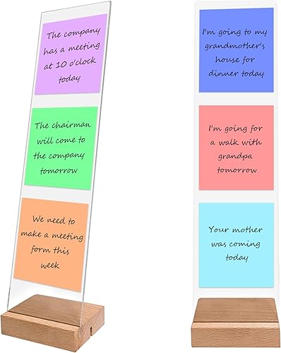 Tablero de notas para monitor con diseño extraíble, soporte portátil para notas adhesivas para monitores de computadora, tablero de notas adhesivas