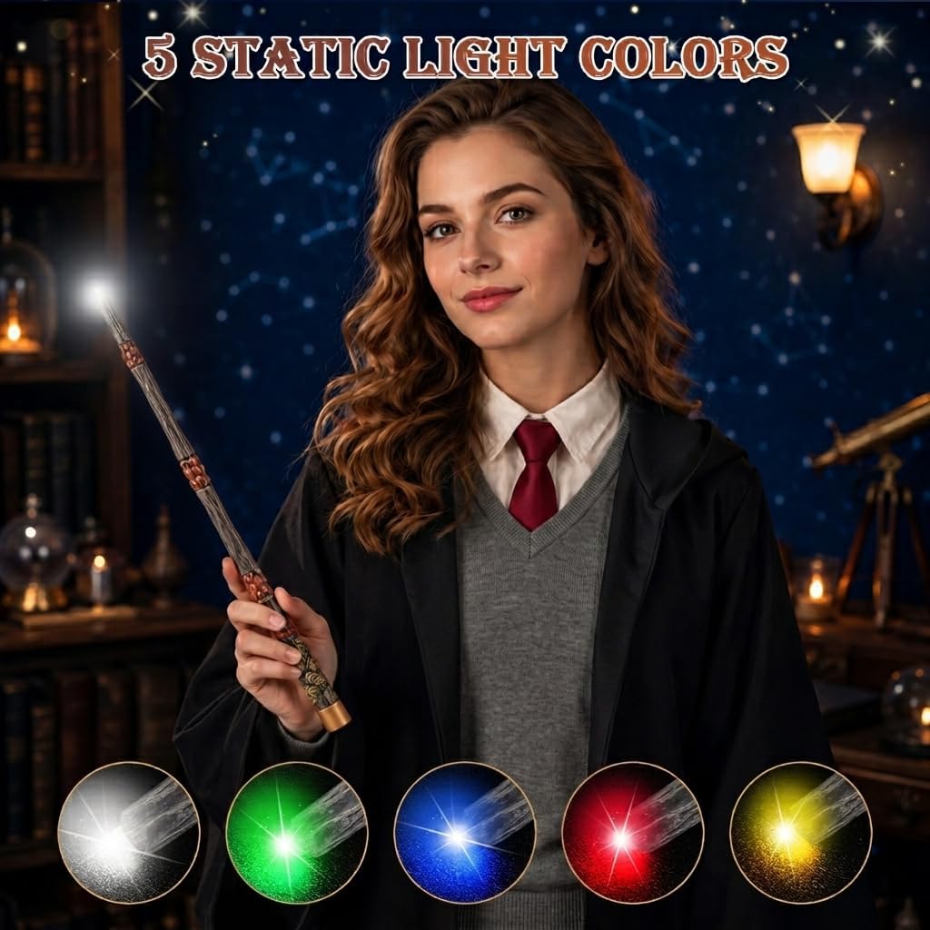 Light Up Wizard Magic Wand Static