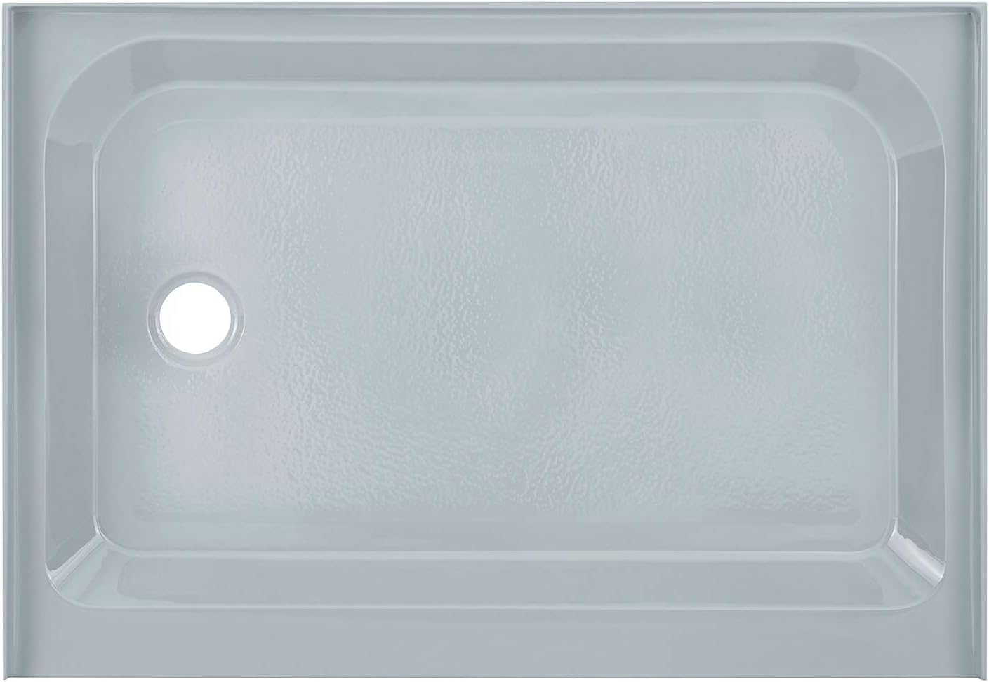 swiss madison sm-sb508e voltaire shower base, 48" x 36", grey 48" x 36" gray