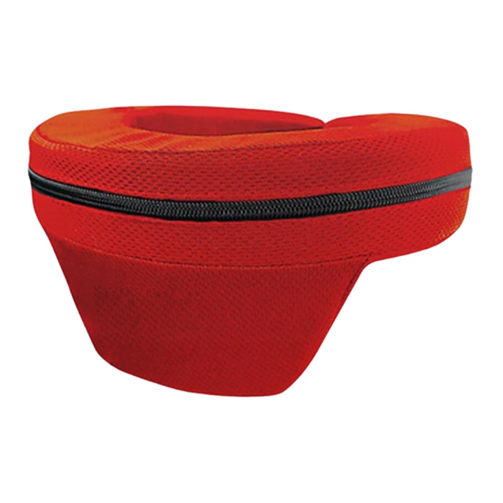 F Fityle Protezione per il collo del, protezione per il collo, accessori multiuso, assorbimento degli urti per giochi su circuito, esercizi e, Adulto Rosso