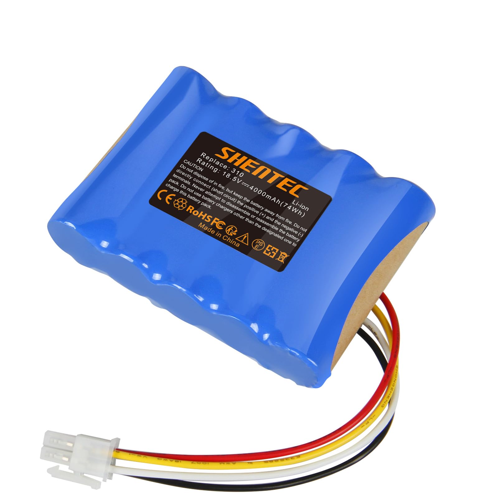 Shentec Batterie Li-ION de Rechange 18.5V 4000mAh pour Batterie Husqvarna Automower 310,315,Gardena Sileno R100Li, R130Li, R160Li, Sileno+,pour Robot Tondeuse 5848228-01,5848228-02,5848528-02,