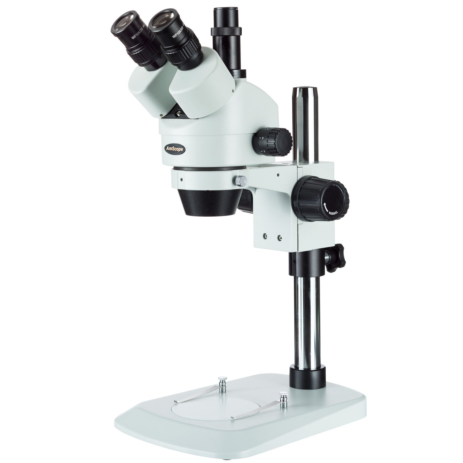 AmScope sm-1tn-v203 7 x -45 X trinocular Industrial de inspección Zoom microscopio estéreo