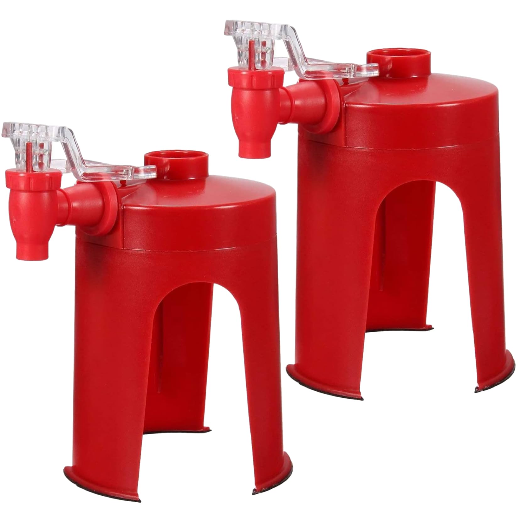 Uanqfegy Soda Dispenser - 2PCS Plastic Upside Down Bottle Dispenser with Tap, Leakproof for Party