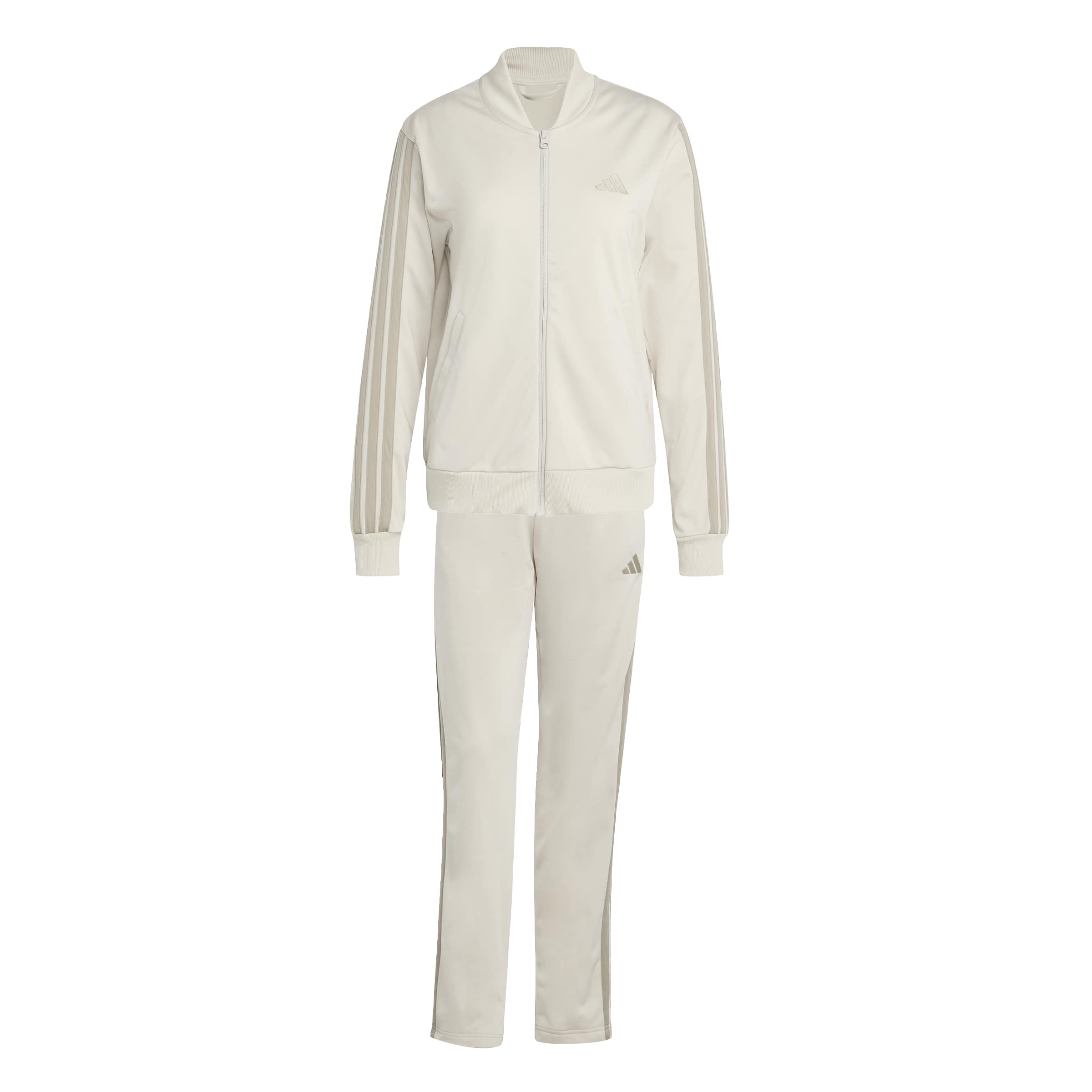 adidas Femme ESSENTIALS 3-​STRIPES TRACKSUIT, Crystal Linen, S