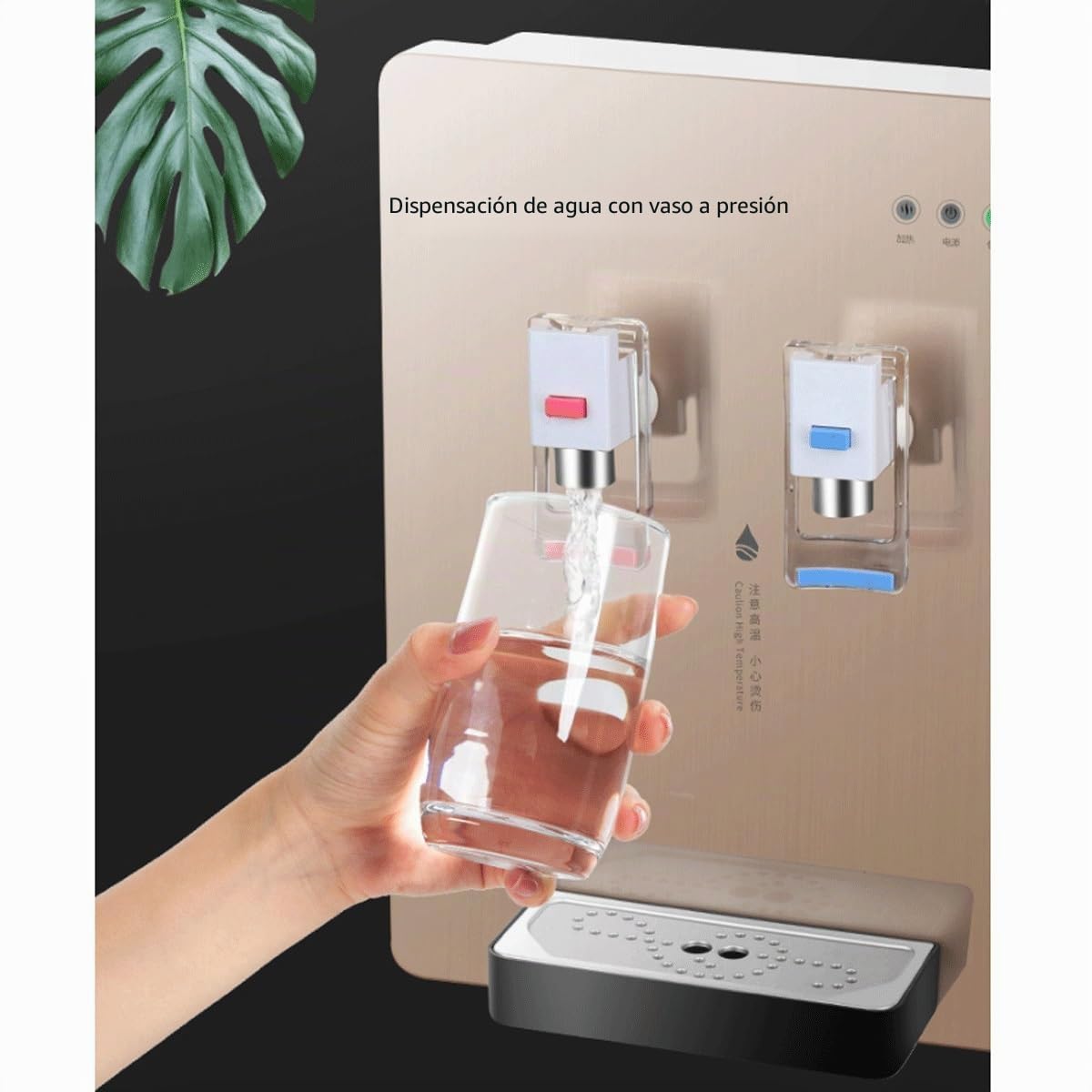 Dispensador De Agua De Pared con Alimentación De Red,con Dos Temperaturas De Agua Fría Y Caliente,Ideal For Oficina,Sala De Estar,Dormitorio Y Cocina