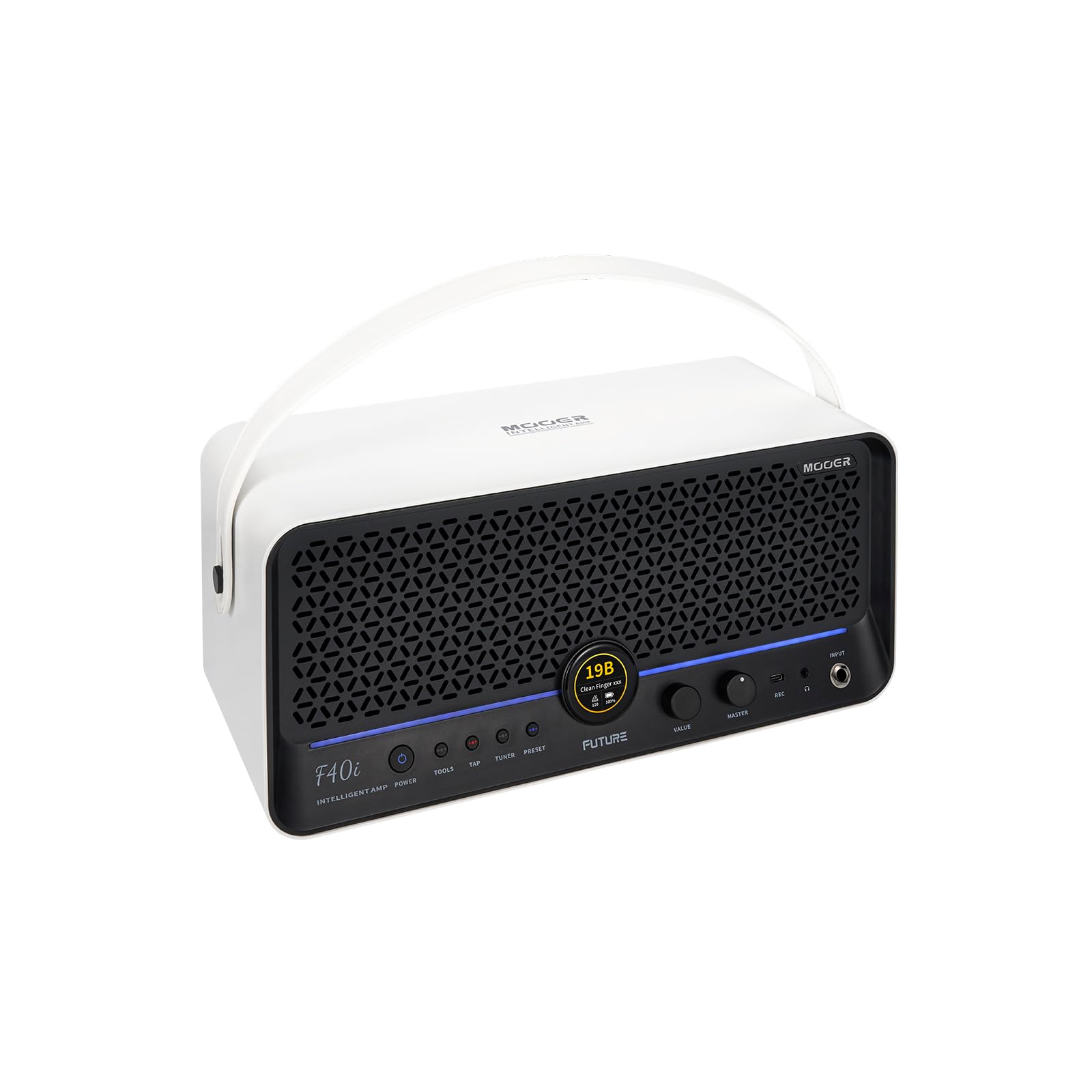 Mooer F40i - Guitar Combo, 40 W, Color Blanco