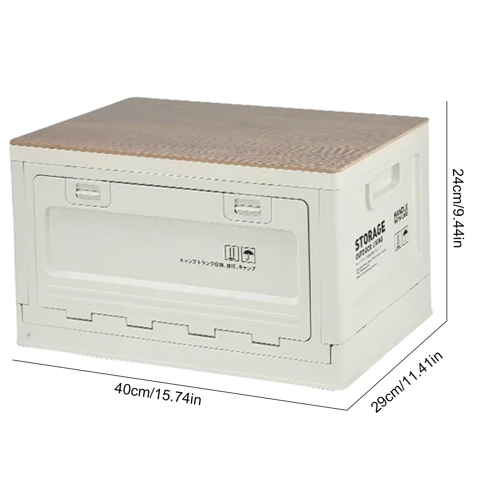 de almacenamiento plegable para acampar: cajas de almacenamiento al