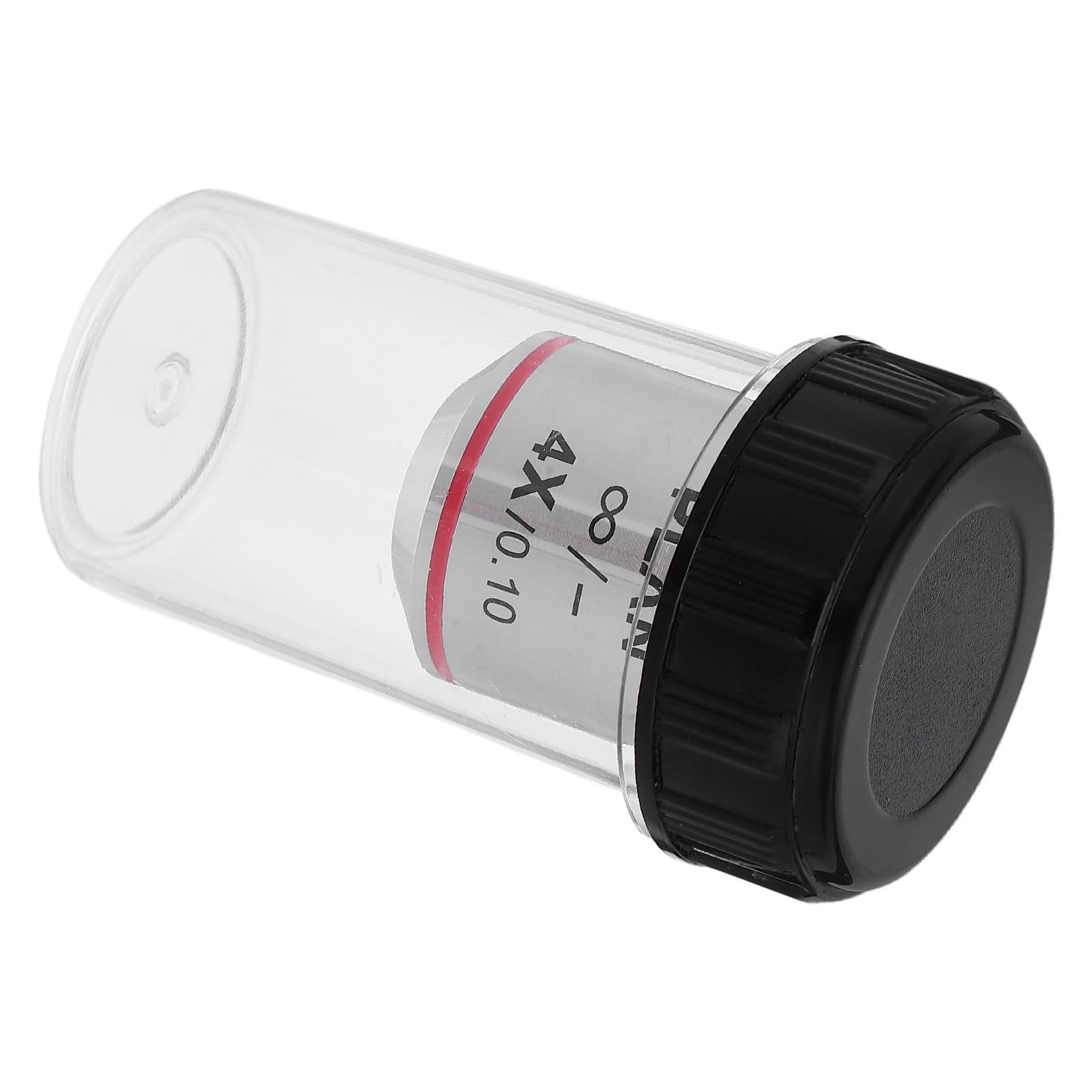 Obiettivo per Microscopio Biologico 4x in Rame, Lente
