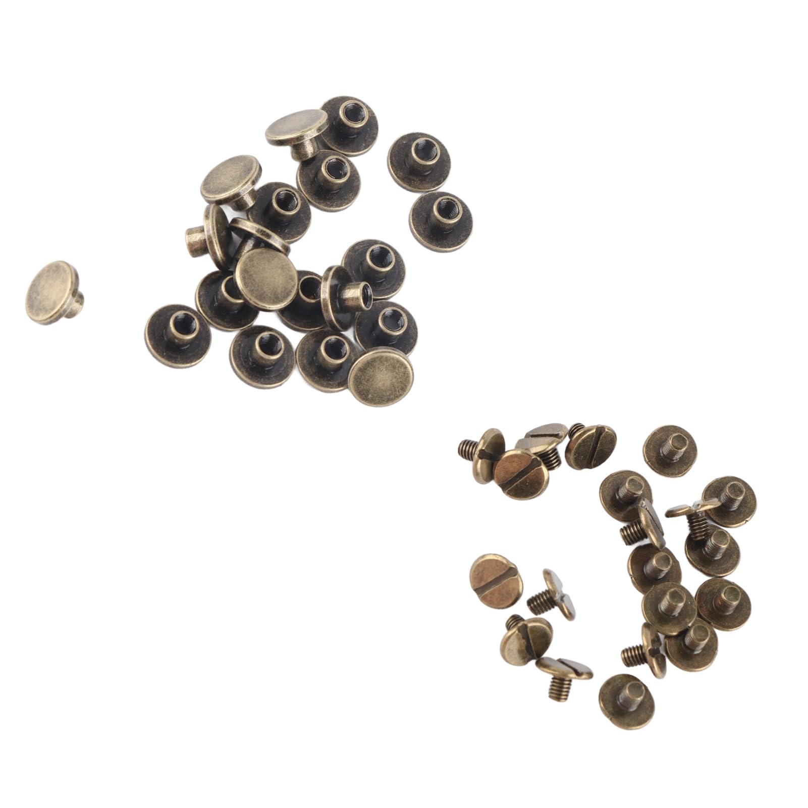 650-Piece Brass Eyelet Rivets Kit – Hollow Metal Buttonhole Assortment For Crafts
