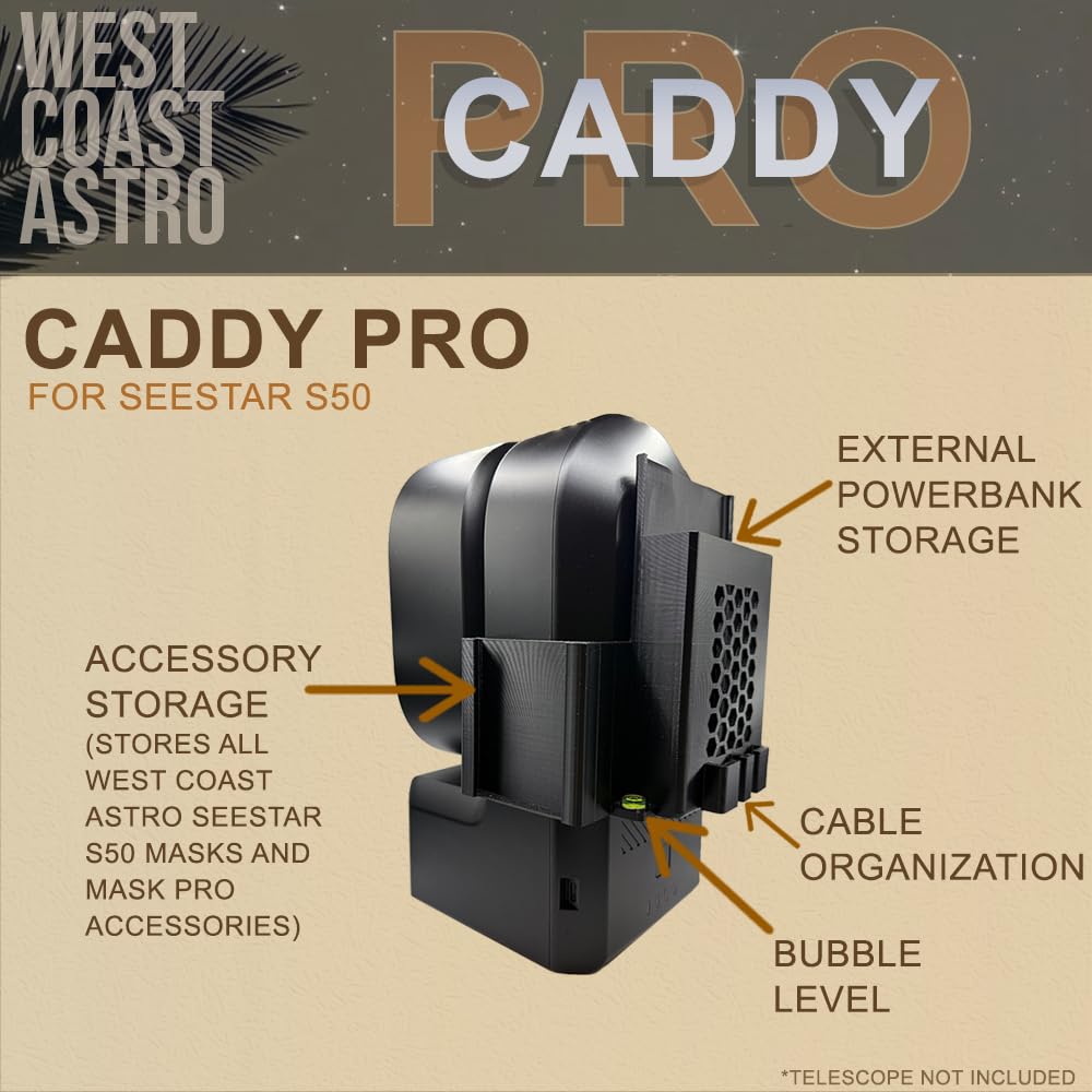 Amazon.com: ZWO Seestar S50 - Caddy Pro (Storage Caddy with