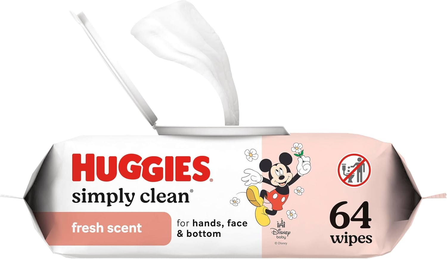 Huggies Simply Clean Fresh Scent Baby Wipes, 11 Flip-Top Packs (704 Wipes Total), Packaging May Vary
