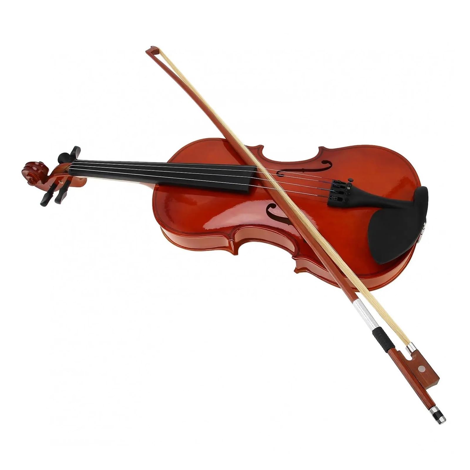 Violín Acústico De Madera De Tilo 1/2 Apto Para Principiantes Instrumentos De Cuerda Instrumento De Violín(3/4)