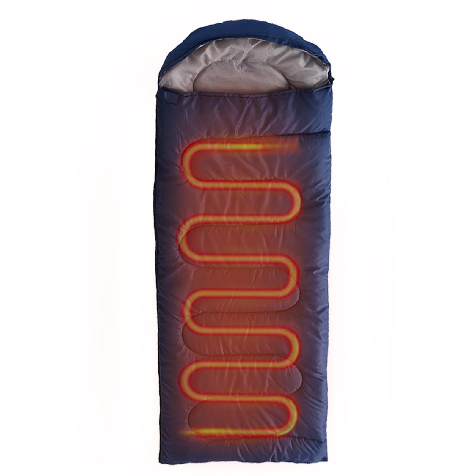 Saco De Dormir De Supervivencia, 34 * 19 * 18cm Sacos para Acampar, Sacos De Dormir para Adultos Y Niños, Saco De Dormir Térmico, Ultraligero Grueso Portátil Impermeable para Senderismo