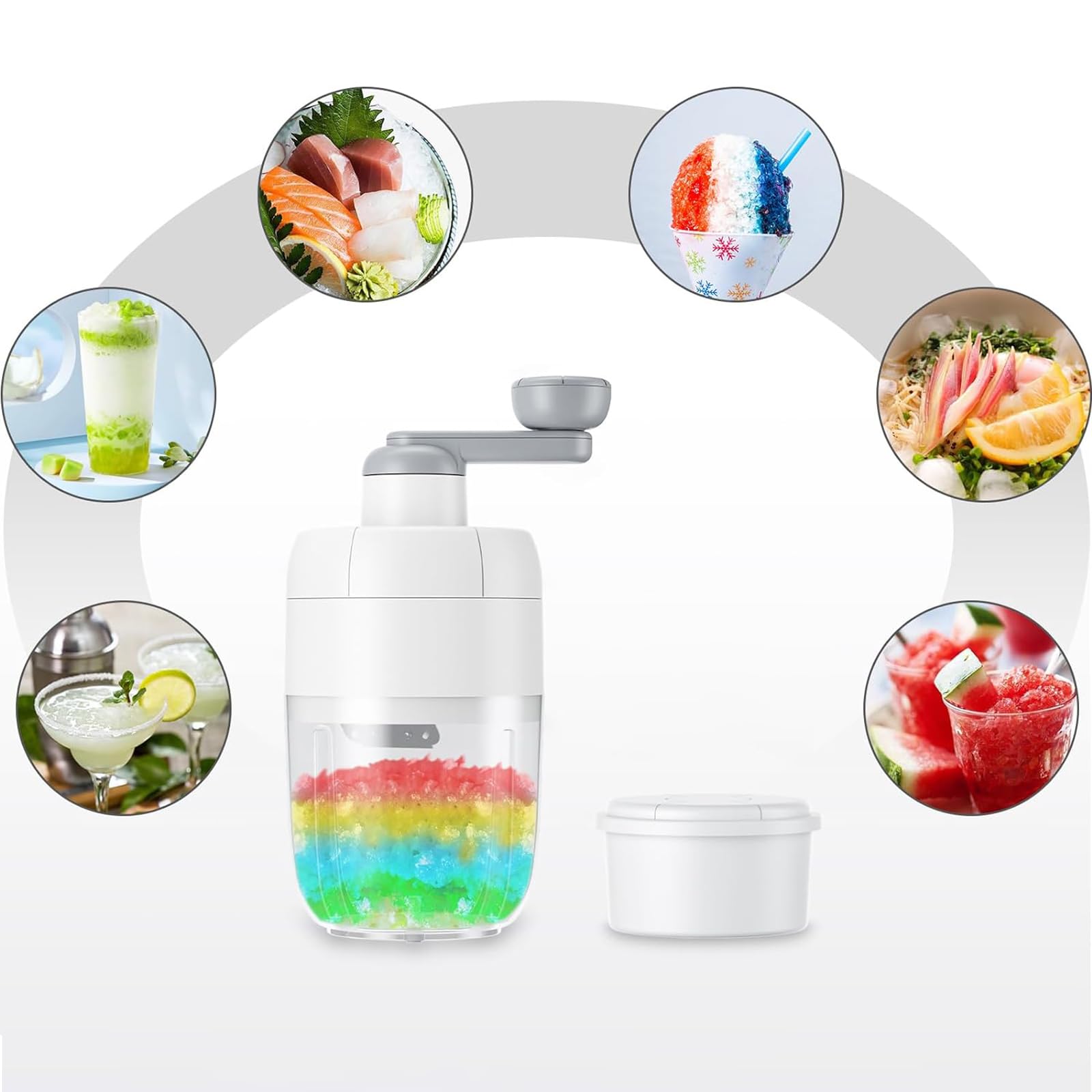 かき氷機　手動 Amazon｜ドウシシャ かき氷器 手動 ふわ雪 本格ふわふわ食感