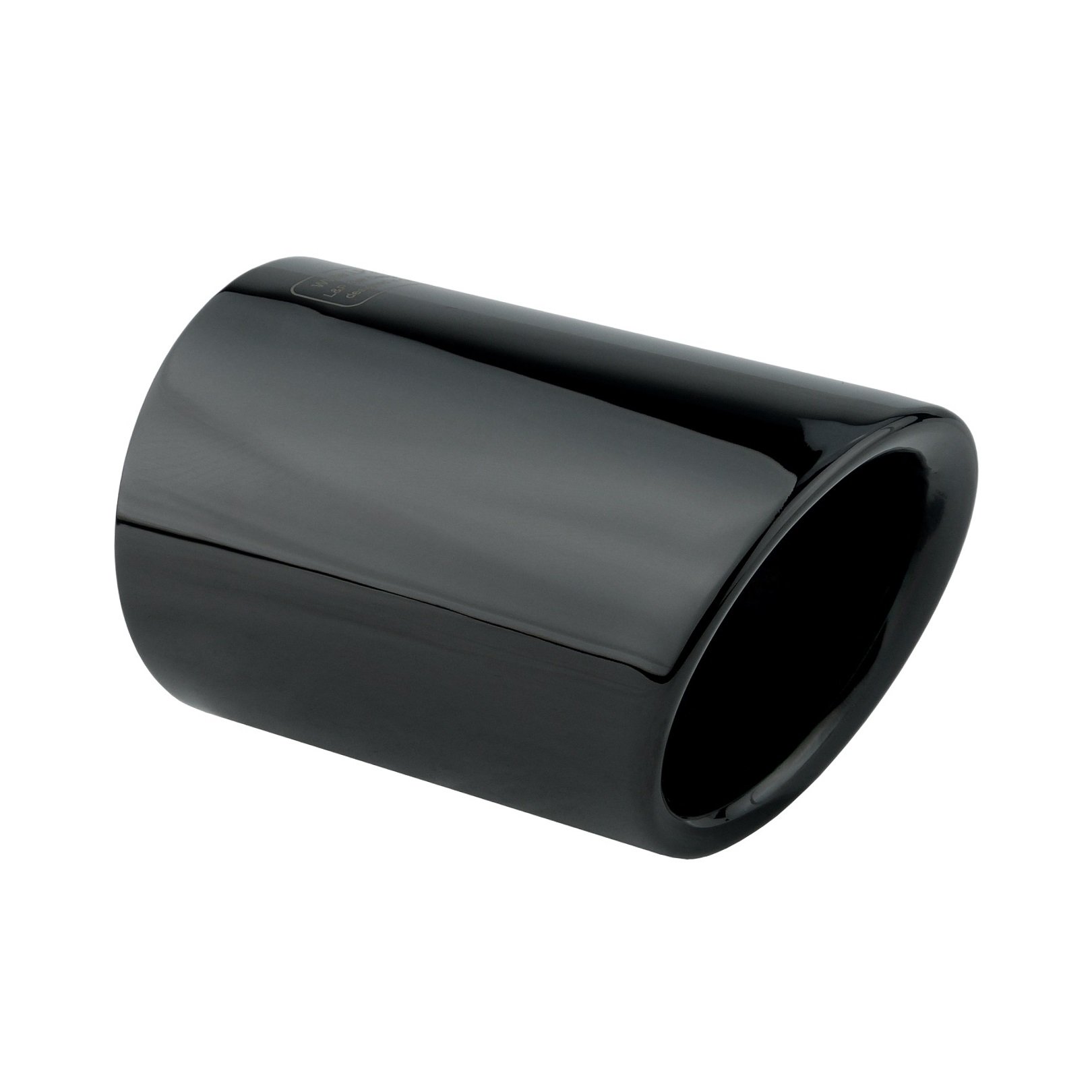 Terminali di Scarico in Acciaio Inox L&P A293 Nero Lucidato Cromato