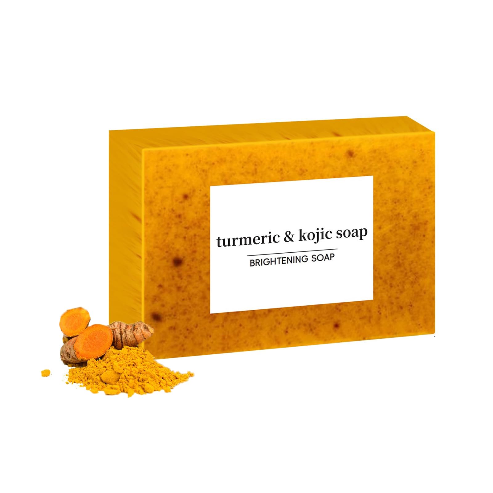 Turmeric Soap Bar Organic Natural Vegan Traditional Handmade Antique - Anti Ageing Skin Lightener, Even Skin Tone - Absolutely Pure Natural Soap