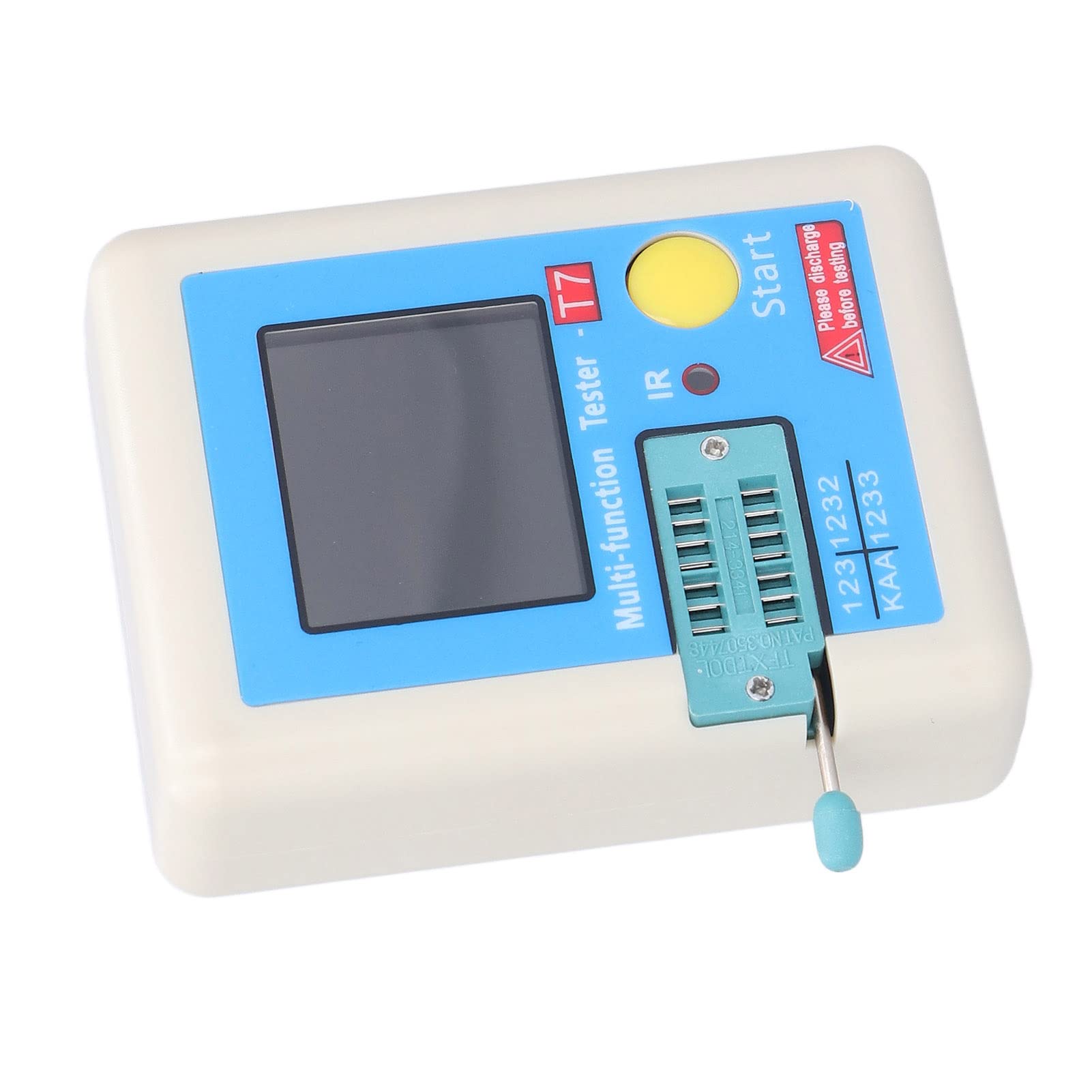 Transistor Checker, Transistor Tester Multifunctional Automatic for Diodes for Capacitors for Resistors