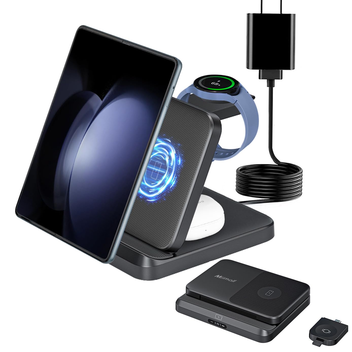 Amazon.com: Miimall Wireless Charging Station for Samsung Galaxy Z