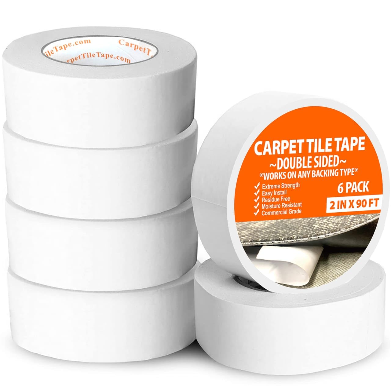 ALL FLOORING NOW Double Sided Carpet Tape Heavy Duty