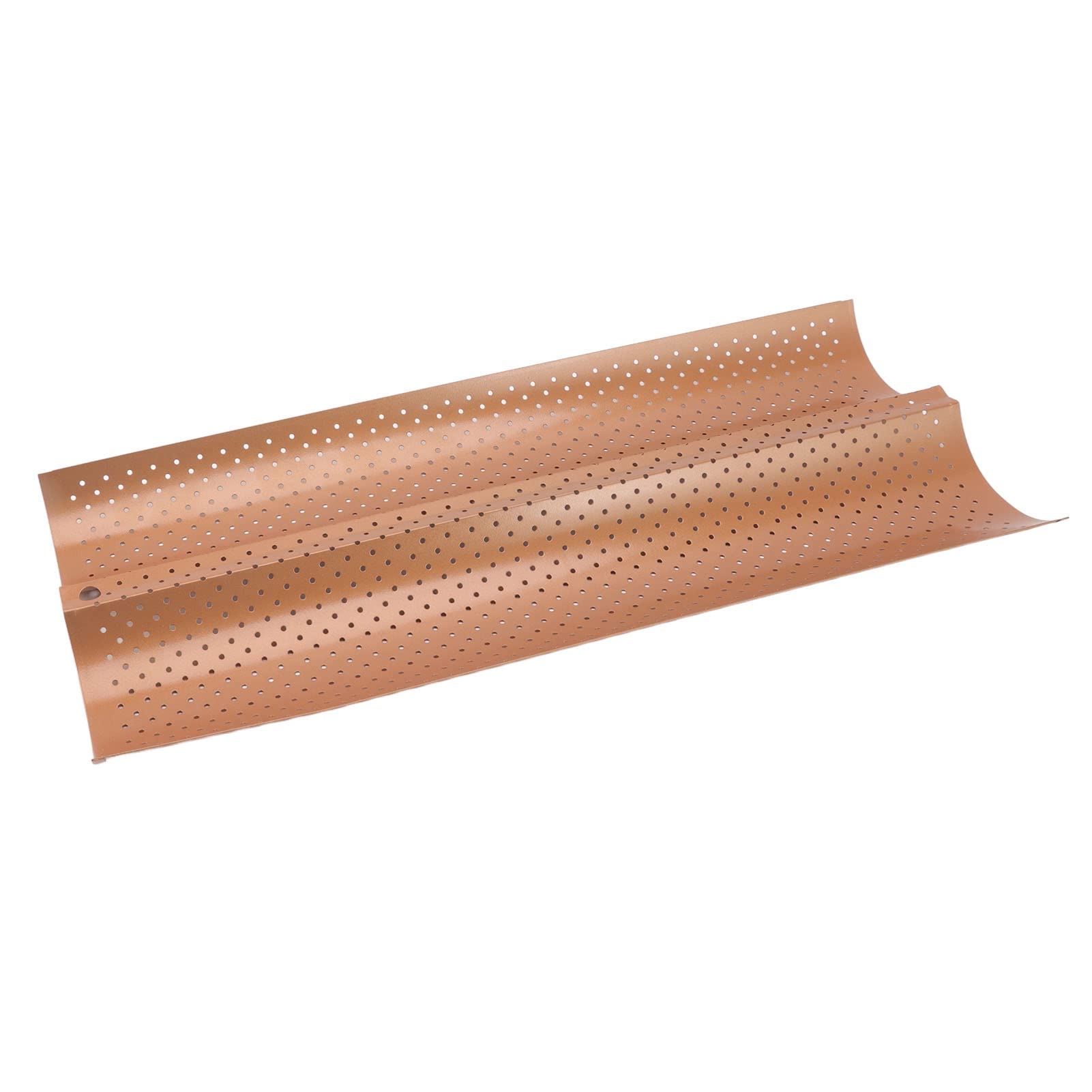 French Bread Baking Tray, 2-Slot Non Stick Baking Tray, Food Grade Perforated Design, Used for Kitchen Baking