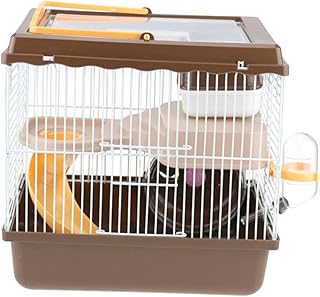 CIYODO Grandes Gaiolas De Hamster Transportador De Hamster Cama De Rato Gaiola De Hamster Com Tubos Camas De Hamster Gaiola De Hamster Natural Esconderijo De Rato Ninho De Hamster Gaiola