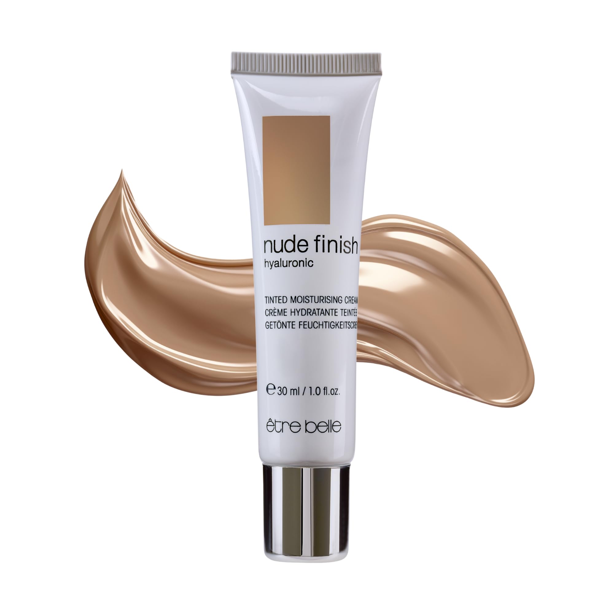 tre belle Cosmetics Hyaluronic Tinted Moisturizing Cream Skin Care for Women with Hyaluronic Acid Vitamin E Grape Seed