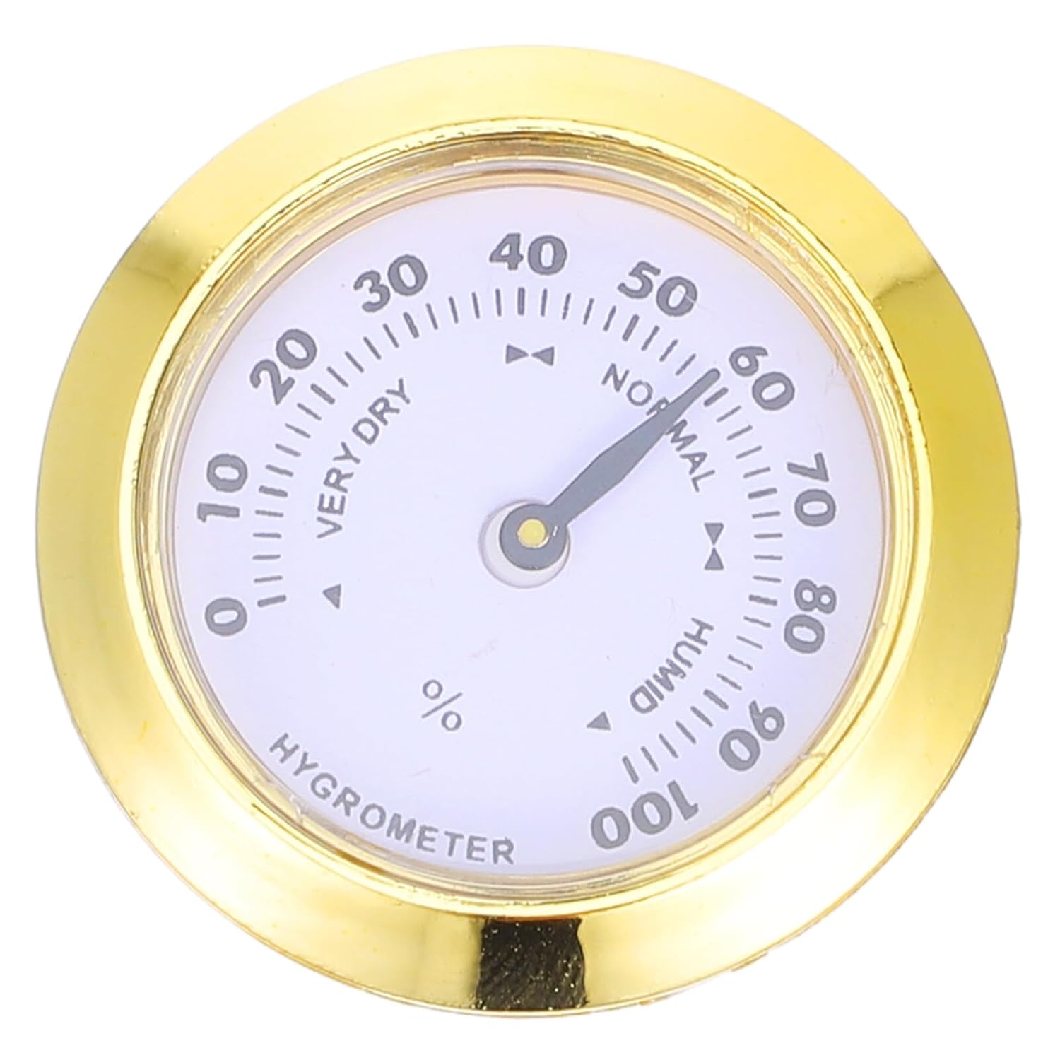 MAGICLULU Multifunctional Humidity Gauge Hygrometer for Indoor Tea Canisters and Cabinets Round Precision Measurement Easy to Read for Home and Garden Use