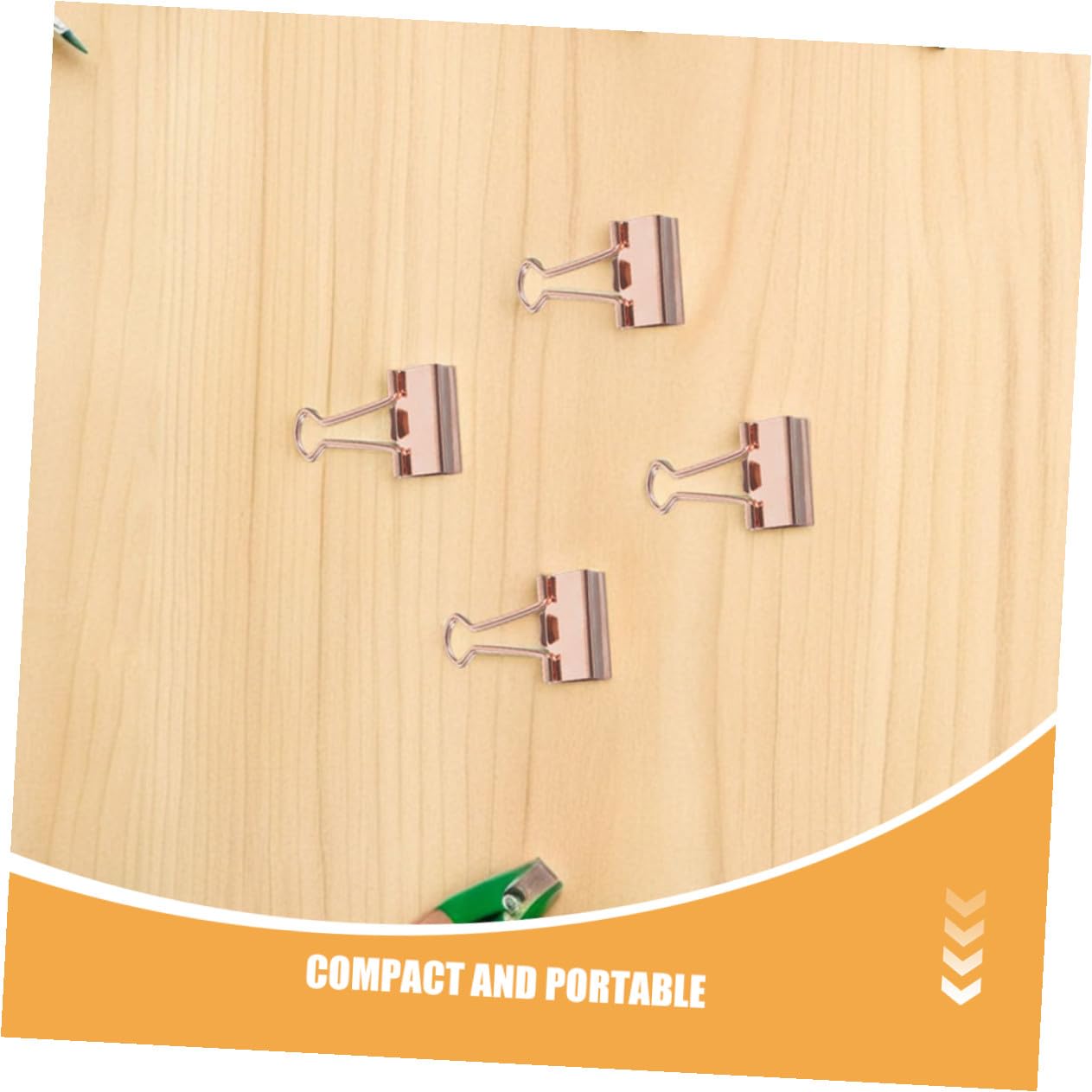 100pezzi Fermagli in Metallo Per Raccoglitori Oro Rosa Clip Per Documenti Organizer Per Ricevute e Quaderni Portadocumenti Robusto