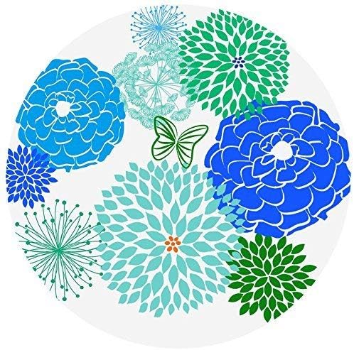 Screen Door Magnets Double Sided – Keep People, Kids, and Dogs from Running into The Screen Door - Robbins Aria Blue Floral