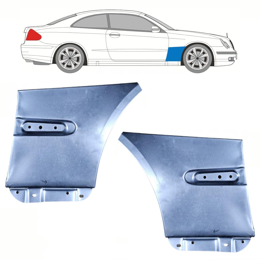 Reparaturblech Kotflügel vorne für Mercedes CLK W209 2002-2010 / Links+Rechts