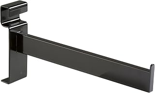 Econoco AF12/B RectangularTubing Face-Out, Black (Pack of 24)