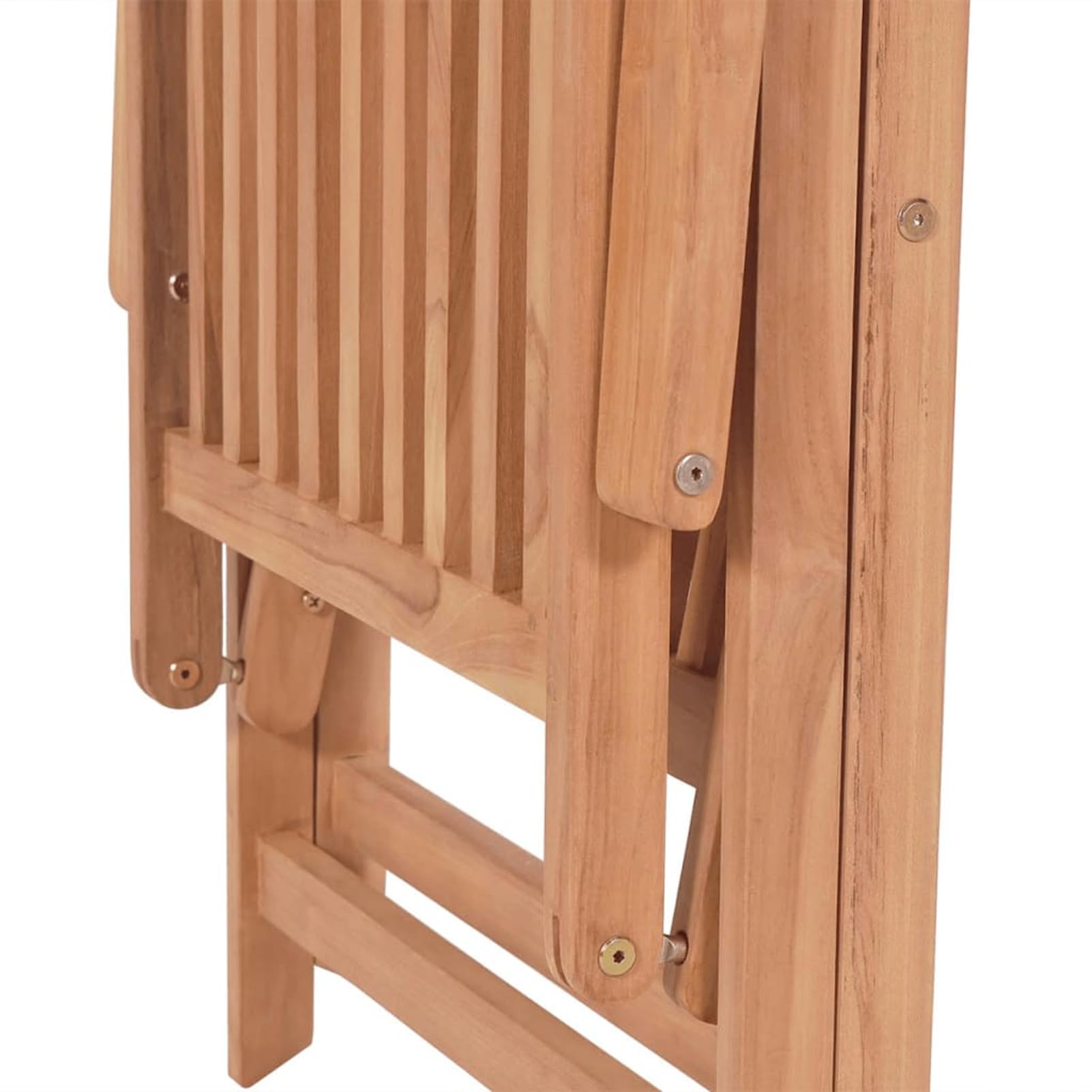 Homgoday Sedie Reclinabili da Giardino 2 pz in Legno Massello di Teak, Sedie da Esterno, Sedie da Pranzo per Giardino, Arredo Seggiole Giardino Arredi da Esterni Patio Terrazzo Arredamento