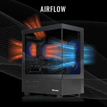 Thermaltake LCGS View i1460-170 Gaming Desktop (Intel CoreTM i5-14400F, ToughRam 16GB DDR5 6000MT/s RGB Memory, NVIDIA GeForce RTX 5060, 1TB NVMe M.2, WiFi, Windows 11) V17B-B760-560-LCS