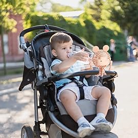 Keweis Stroller Fan - Mini Handheld Octopus With Flexible Tripod for Car Seat, Student Bed, Bike - USB Rechargeable, Desk Fan for Office, Baby Room or Outdoor