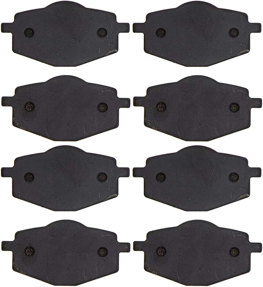 NICHE Brake Pad Set for Yamaha XT350 XT225 TTR225 Tri Z 250 RT180 3BN-W0045-01-00 Front Organic 4 Pack