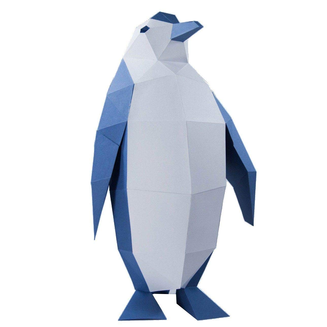 Papercraft World 3D PAPERCRAFT Model Penguins Pingouins en Papier, Taille unique