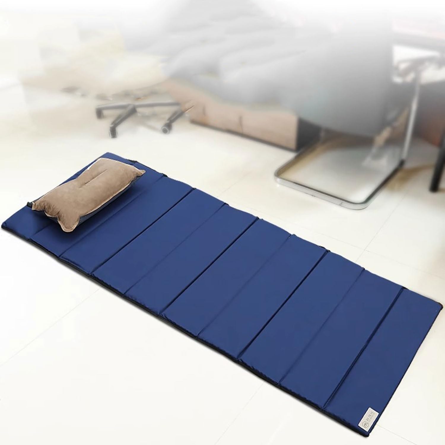 Foam Camping Mattress Pad 75x28 Inches Folding Bed Sleeping Mat for Adults Portable Travel Guest Floor Cot