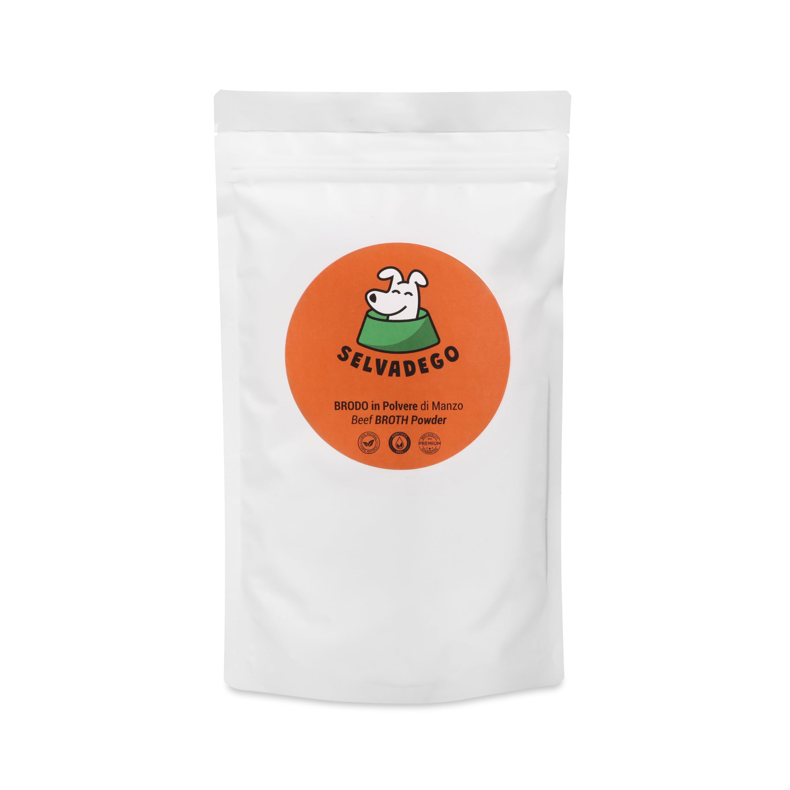 Brodo di Manzo in Polvere per Cani – Supporto Digestione e Intestino (Bowel Builder), Alta Palatabilità, Idratazione e Articolazioni – Senza Additivi – 300g