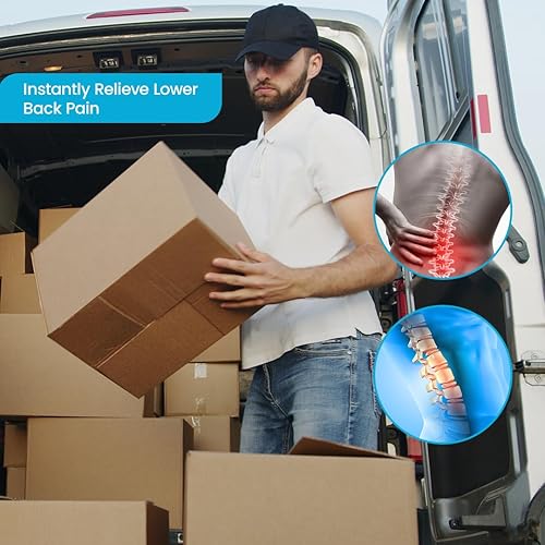 Miniatura 7 de Soporte de espalda para hombres y mujeres la solución definitiva para apoyo de espalda y alivio del dolor, soporte lumbar para dolor de espalda